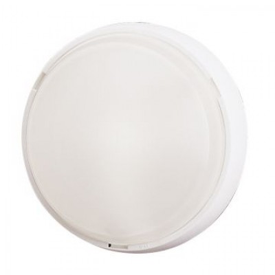 Aplique LED de pared redondo, 18W, IP44, con detector de presencia 